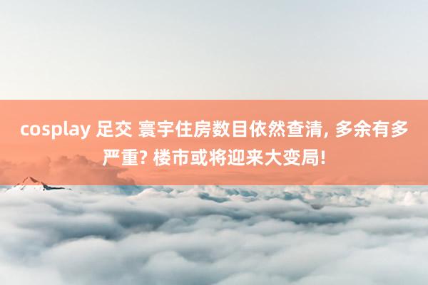 cosplay 足交 寰宇住房数目依然查清, 多余有多严重?